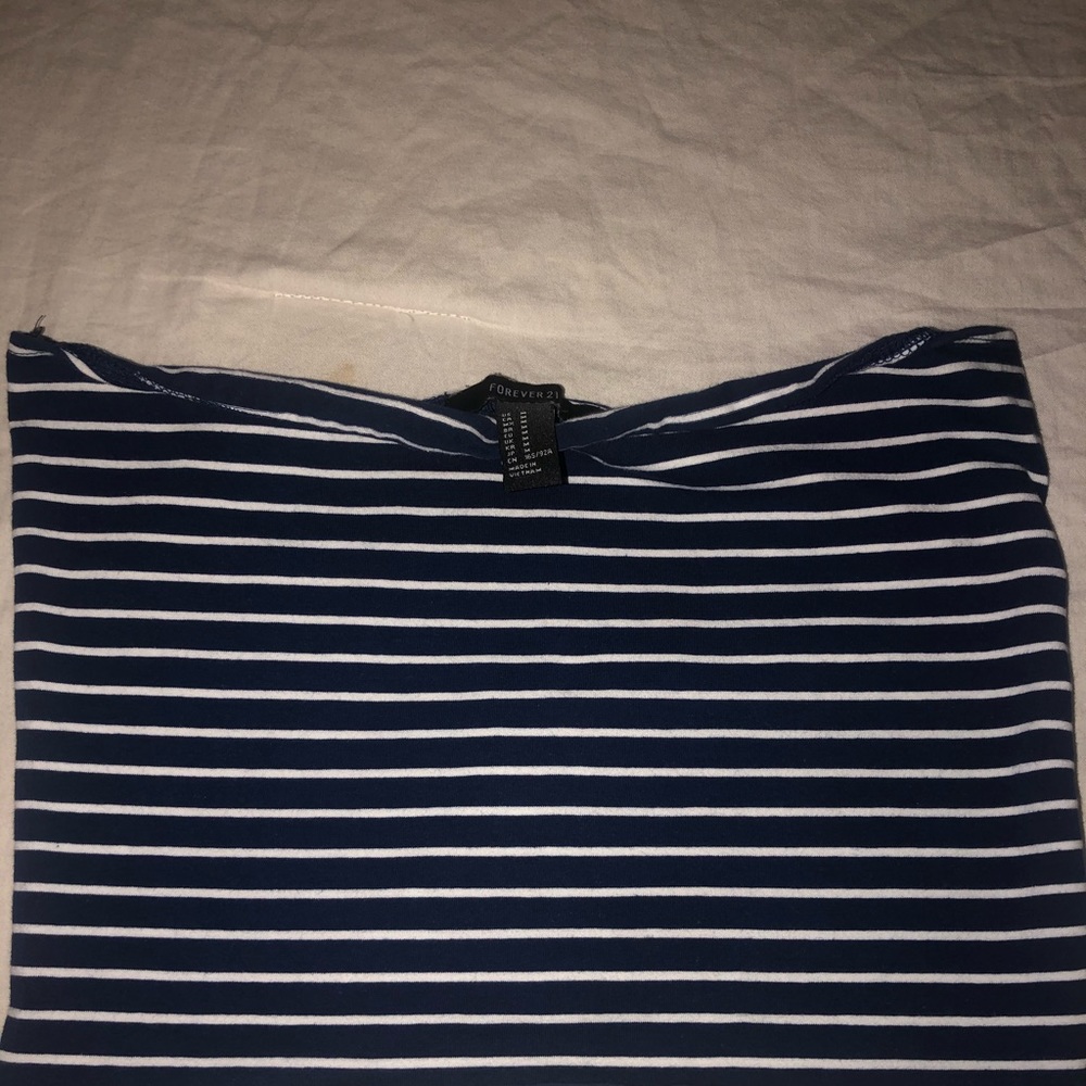 Forever 21 stripped tube top